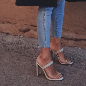 Tony Bianca Sierra Stone Lyrica Heels Light Gray Sexy